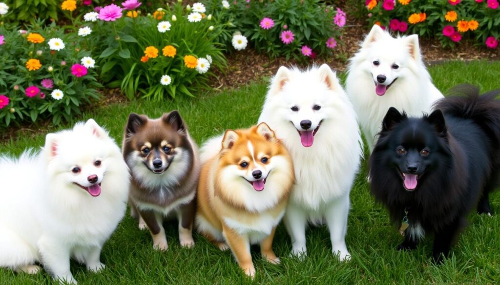 american eskimo dog colors