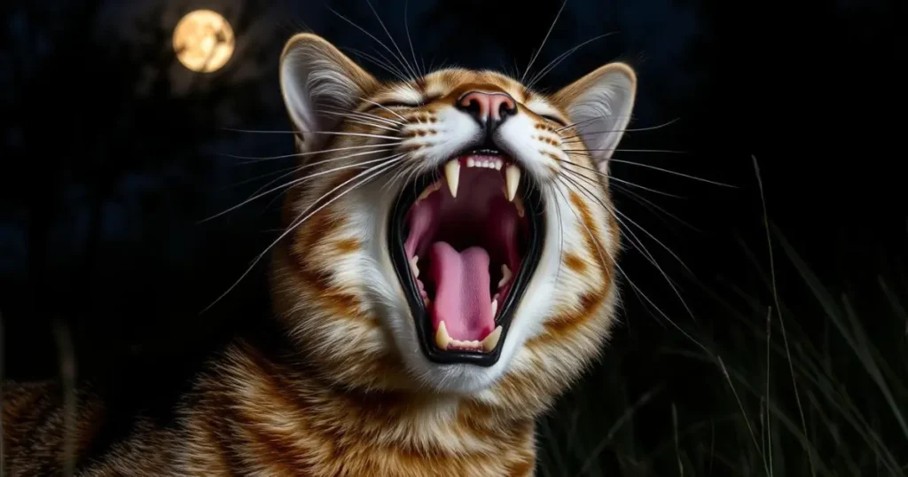 why do cats scream when mating